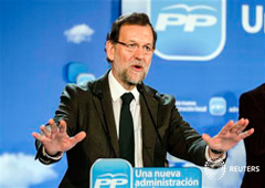 Rajoy en un acto del PP en Almería el 19 de enero de 2013