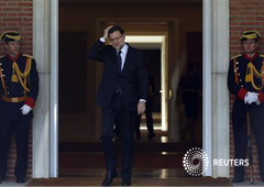El presidente del Gobierno, Mariano Rajoy, el 29 de mayo en La Moncloa