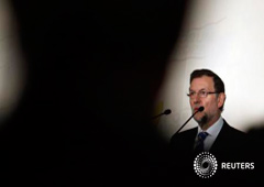 El presidente del Gobierno, Mariano Rajoy, en Madrid el 12 d e mayo de 2014