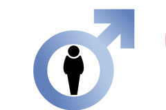 Un juez del Tribunal Supremo asegura que hay «mucha cifra negra» de maltrato de mujeres a hombres, que no denuncian Símbolo masculino