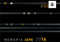 Memoria AEPD 2016