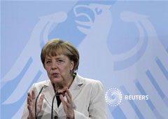 Merkel en Berlín el 20 de septiembre de 2012