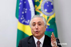 Temer dice al COI que Río estará listo para las Olimpiadas Michel Temer durante una reunión en el Palacio de Planalto