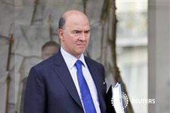 El Banco de Francia apunta a recesión en el tercer trimestre El ministro francés de Economía, Pierre Moscovici