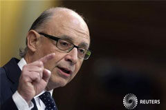 El Congreso rechaza enmiendas a la totalidad de los presupuestos El ministro de Hacienda, Cristóbal Montoro.