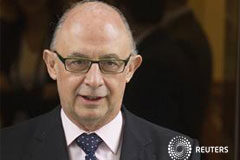 La deuda pública subirá al 79,8% del PIB este año Ministro del Tesoro y Administraciones Públicas, Cristóbal Montoro, en la presentación del proyecto de presupuestos en el Congreso de los Diputados