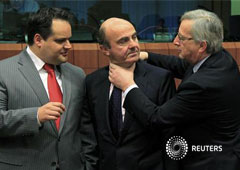 Reunión del Eurogrupo, en Bruselas