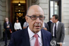 España logra cifras récord en lucha contra fraude en primer trimestre El ministro de Hacienda, Cristóbal Montoro, en Madrid el 21 de octubre de 2014