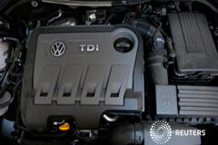 Soria: la nueva dirección de Volkswagen garantiza las inversiones en España Un motor de un vehículo Vokswagen en Londres, el 30 de septiembre de 2015