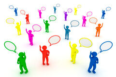 ¿Ostenta la empresa un derecho de información directa a los trabajadores sobre el transcurso de la negociación colectiva? Muñequitos de colores con bocadillos