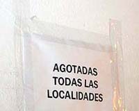 Los funcionarios de prisiones cuelgan el cartel de “No hay billetes” Los funcionarios de prisiones cuelgan el cartel de “No hay billetes”