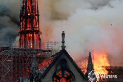 El fuego destruye Notre Dame, una joya de la arquitectura en el corazón de París La catedral de Notre Dame de París se incendia. 15 de abril de 2019