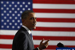 Obama abre en Internet la campaña para su reelección en 2012 Imagen del 1 de abril de Obama dando un discurso en unas instalaciones de la empresa UPS en Landover, en el estado de Maryland.