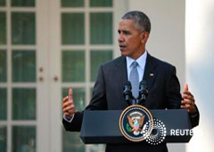Obama durante una comparecencia en Washington, el 18 de octubre de 2016