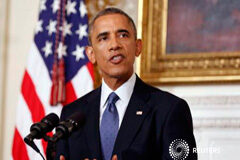 Obama autoriza ataques aéreos de EEUU en Irak Obama en una comparecencia en Washington, el 7 de agosto de 2014