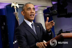 Trump deberá aplacar su temperamento cuando asuma la presidencia, dice Obama El presidente de Estados Unidos, Barack Obama, en una rueda de prensa en la Casa Blanca. el 14 de noviembre de 2016