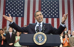 EEUU podría estar viendo el fin de la recesión, según Obama EEUU podría estar viendo el fin de la recesión, según Obama