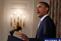 Obama dice que heredó los problemas económicos de EEUU Obama durante una rueda de prensa.