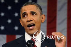 Obama insta a gravar a los ricos y ayudar a los dueños de casas Obama durante su discurso del Estado de la Nación, en Washington, el 24 de enero de 2012