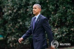 EEUU recomienda retirar a Cuba de lista sobre terrorismo- fuente Senado Obama saliendo de la Casa Blanca antes de un viaje por Latinoamérica el 8 de abril de 2015