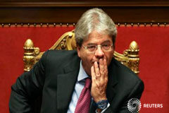 El ministro de Asuntos Exteriores Gentiloni intentará formar Gobierno en Italia El ministro de Asuntos Exteriores de Italy Paolo Gentiloni en una reunión en el Senado en Roma, Italia, el 5 de abril de 2016