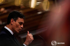 El PSOE se dispara en intención de voto en el CIS tras llegar al Gobierno El presidente del Gobierno español Pedro Sánchez, durante un discurso en una sesión parlamentaria en Madrid, el 17 de julio de 2018