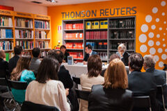 Librería Civitas acoge la presentación de Protocolo concursal Un momento de la presentación de la obra
