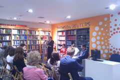 Ángela Aparisi Miralles presenta su libro ‘Persona y Género’ Un momento de la presentación del libro