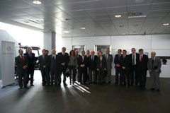Reunión anual de los presidentes de los Tribunales Superiores de Justicia Foto familia en las instalaciones de Thomson Reuters Aranzadi