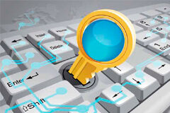 Cómo cumplir el RGPD en tu web Un teclado con una llave