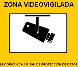 El nuevo reglamento de Protección de Datos cartel de videovigilancia