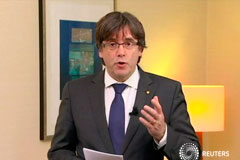 Puigdemont, en libertad vigilada en Bélgica, critica que España está «alejada» de la democracia Puigdemont en Bruselas el 2 de noviembre de 2017
