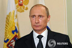 Putin demanda acceso para los expertos al lugar del accidente en Ucrania Putin durante un mensaje televisado en la residencia de Estado de Novo-Ogaryovo en las afueras de Moscú a primera hora del 21 de julio de 2014