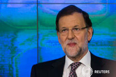 Rajoy retoca mínimamente el PP, no anuncia de momento cambios en Gobierno Se ve al presidente del Gobierno, Mariano Rajoy, tras presidir el comité ejecutivo del Partido Popular en la sede del partido en Madrid el 18 de junio de 2015