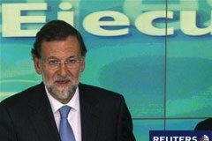 Rajoy no avanzará su programa hasta el debate de investidura Rajoy y Cospedal en el comité ejecutivo nacional en Madrid