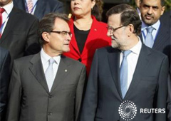 La consulta independentista catalana dominará la reunión entre Rajoy y Mas