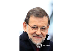 Rajoy hablando con los pperiodistas al final del último Consejo Europeo en Bruselas el 15 de marzo