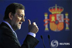 Rajoy: España no ha recibido presiones para pedir el rescate Rajoy en la rueda de prensa del 19 de octubre al final del Consejo Europeo celebrado en Bruselas.