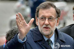 Rajoy pide a la oposición «responsabilidad» para poder agotar la legislatura Rajoy a su llegada a la cumbre del Partido Popular Europeo en Bruselas, en Bélgica, el 9 de marzo 2017