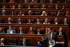 Ciudadanos redobla la presión sobre un inmóvil Rajoy mientras rechaza la moción del PSOE Rajoy responde a preguntas en una sesión de control al Gobiern en el Congreso de los Diputados, en Madrid, el 30 de mayo de 2018