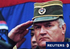 Mladic en Vlasenica el 2 de diciembre de 1995.
