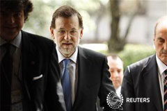 El Gobierno aprobará reformas y recortes pendiente del rescate Mariano Rajoy, al llegar a la sede del Consejo de las Americaspara una conferencia en Nueva York