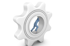 La reforma laboral “paralela” muñeco dentro de una rueda