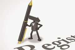 Registradores de la propiedad y productos financieros Muñeco con bolígrafo