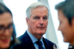 Barnier dice que el acuerdo del Brexit está al 90 por ciento, pero el tema de Irlanda podría descarrilarlo Noticias Principales 19 de octubre de 2018 / 9:13 / hace una hora Barnier dice que el acuerdo del Brexit está al 90 por ciento, pero el tema de Irlanda podría descarrilarlo 2 MIN. DE LECTURA PARÍS (Reuters) - El negociador de la Unión Europea, Michel Ba