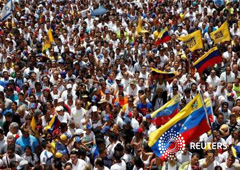 Al menos un millón de venezolanos marcharon el jueves en la 