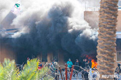 Milicias iraquíes inician retiro de embajada EEUU en Bagdad Reuters