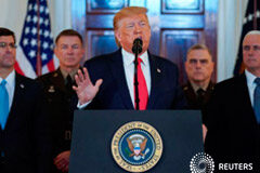 Trump evita agravar la crisis y dice que Irán trata de bajar la temperatura del conflicto Trump