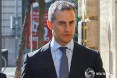 Varios miembros del PP en Valencia, procesados por delito electoral Ricardo Costa llegando al Tribunal Superior de Justicia valenciano en esta ciudad el 25 de mayo de 2012