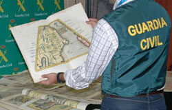 Detenido por robar mapas históricos de bibliotecas españolas Detenido por robar mapas históricos de bibliotecas españolas